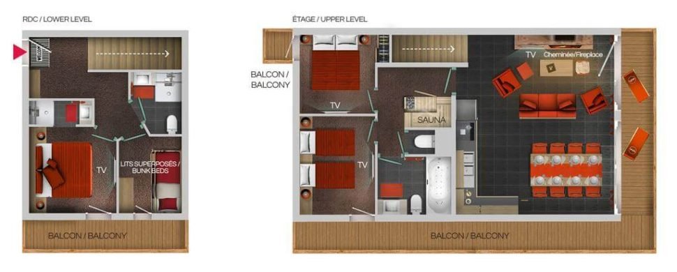 Chalets Montana Airelles in Tignes