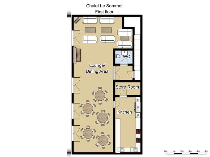 Chalet Le Sommet in Val Thorens